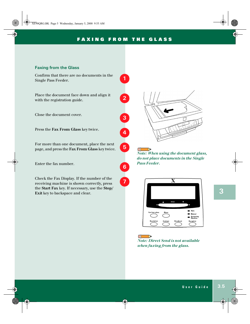 Xerox WorkCentre XE90fx-9907 User Manual | Page 29 / 60