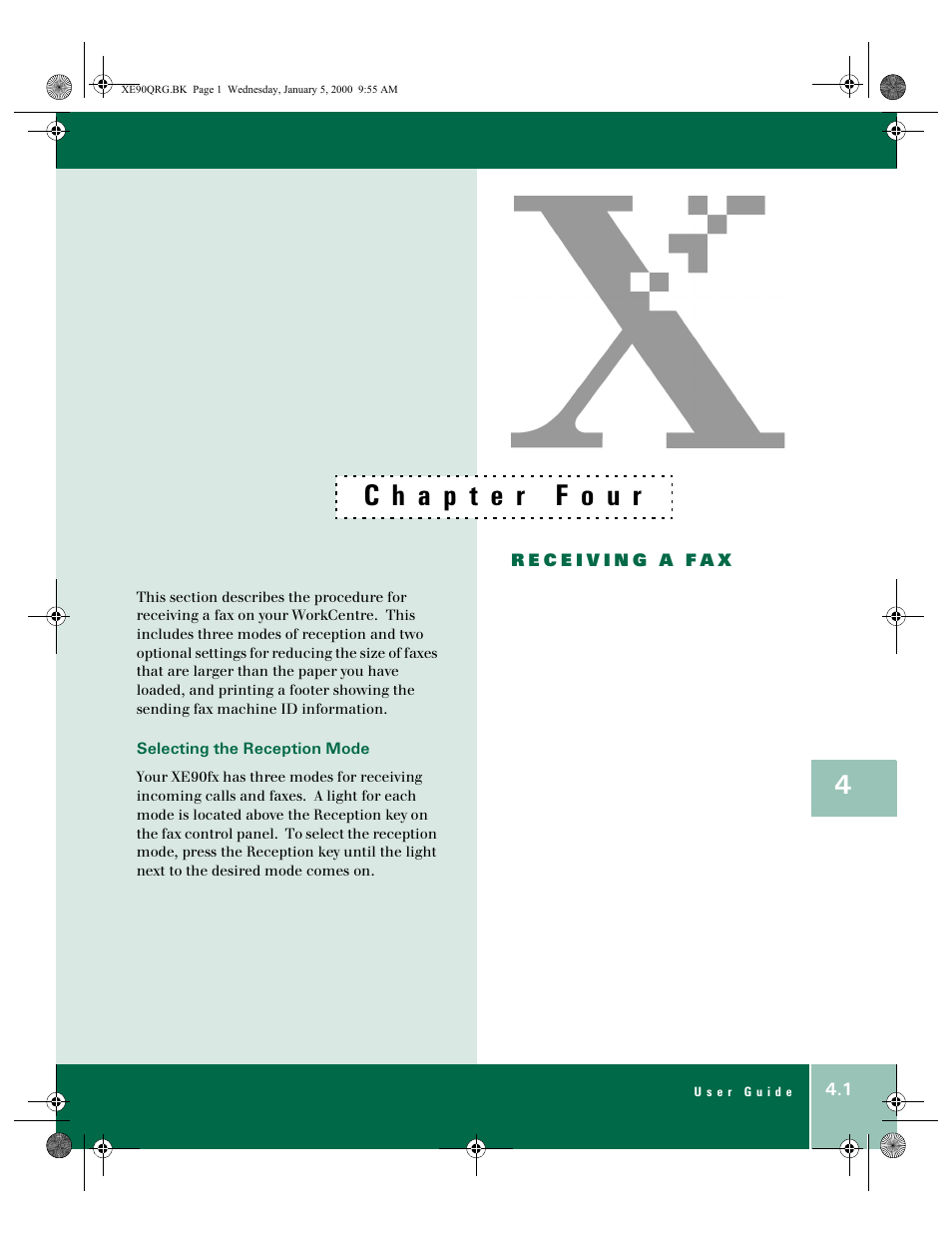 Xerox WorkCentre XE90fx-9907 User Manual | Page 35 / 60