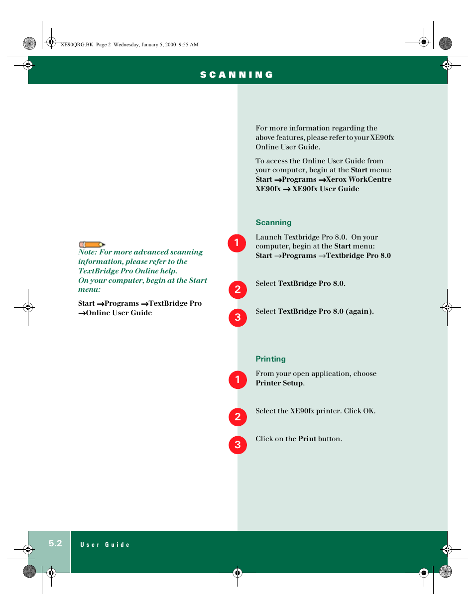 Xerox WorkCentre XE90fx-9907 User Manual | Page 40 / 60