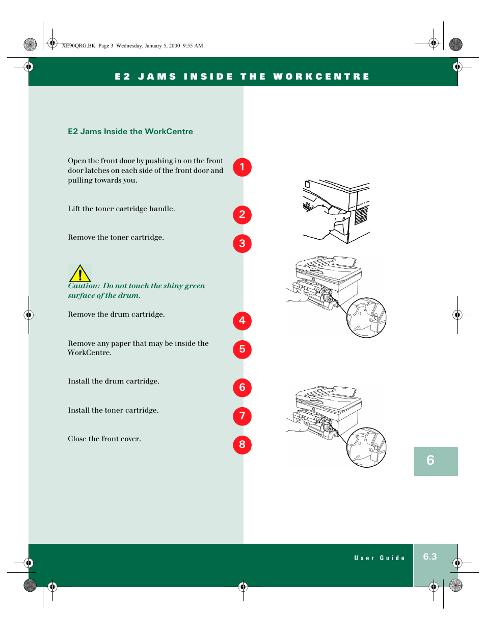 Xerox WorkCentre XE90fx-9907 User Manual | Page 43 / 60