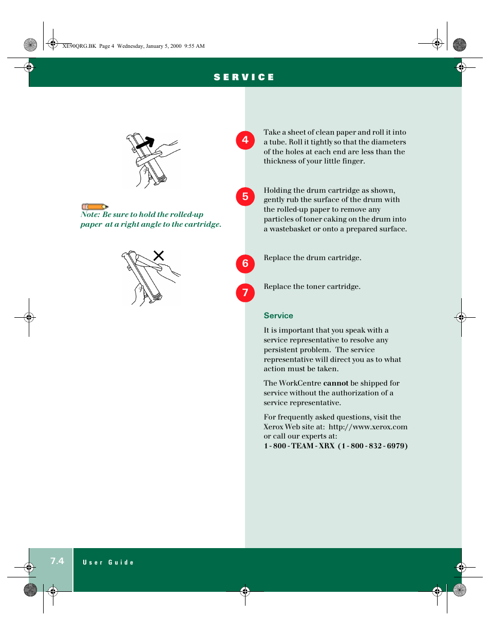 Xerox WorkCentre XE90fx-9907 User Manual | Page 52 / 60