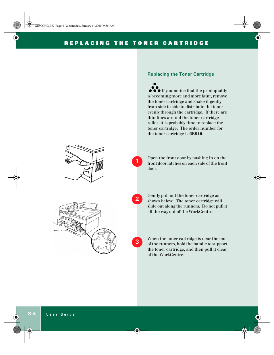 Xerox WorkCentre XE90fx-9907 User Manual | Page 56 / 60