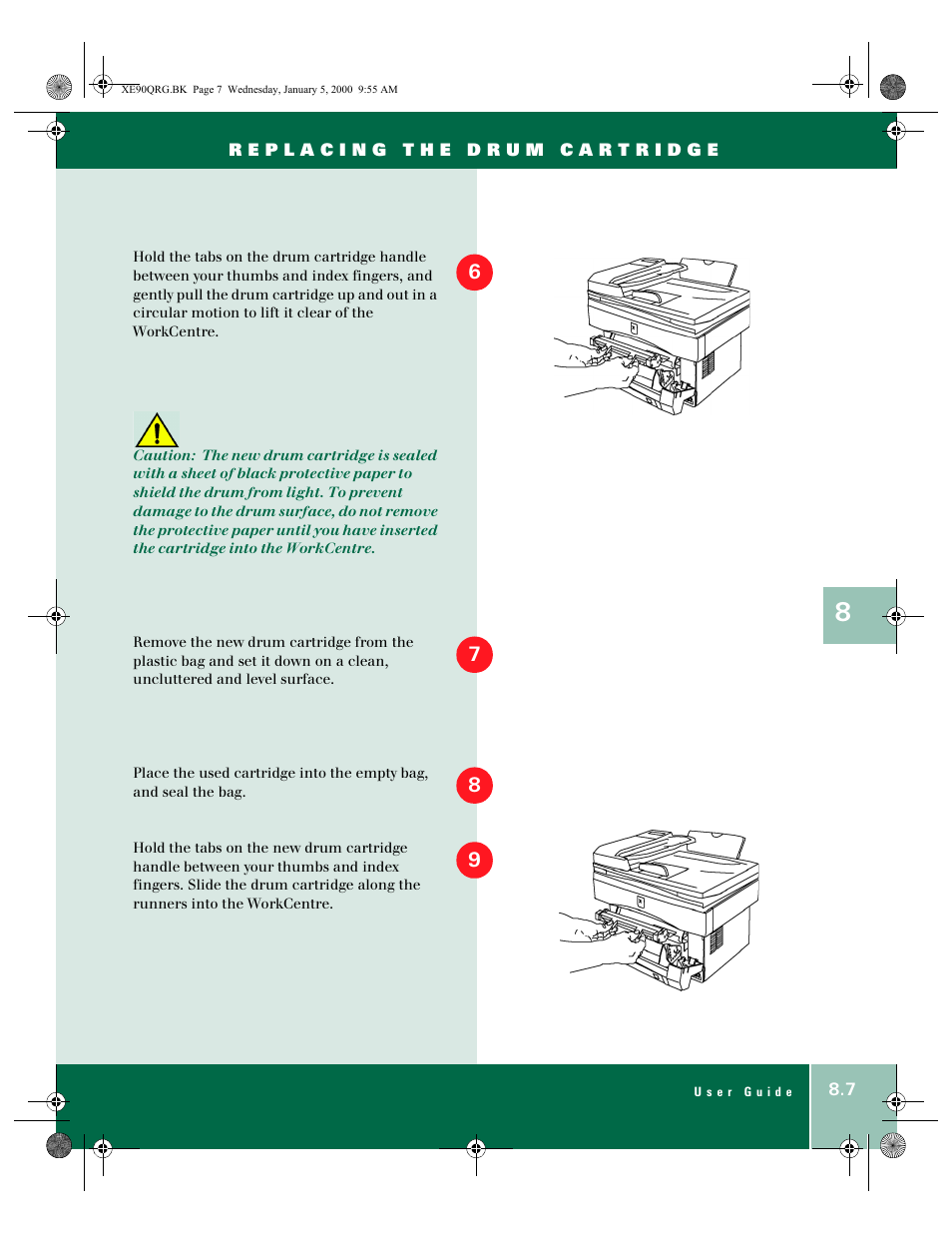 Xerox WorkCentre XE90fx-9907 User Manual | Page 59 / 60