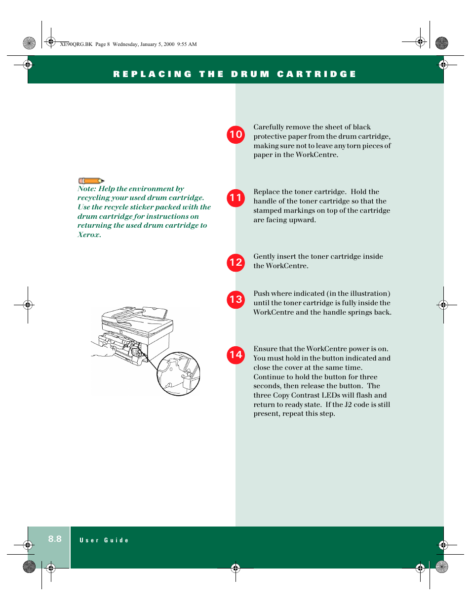 Xerox WorkCentre XE90fx-9907 User Manual | Page 60 / 60