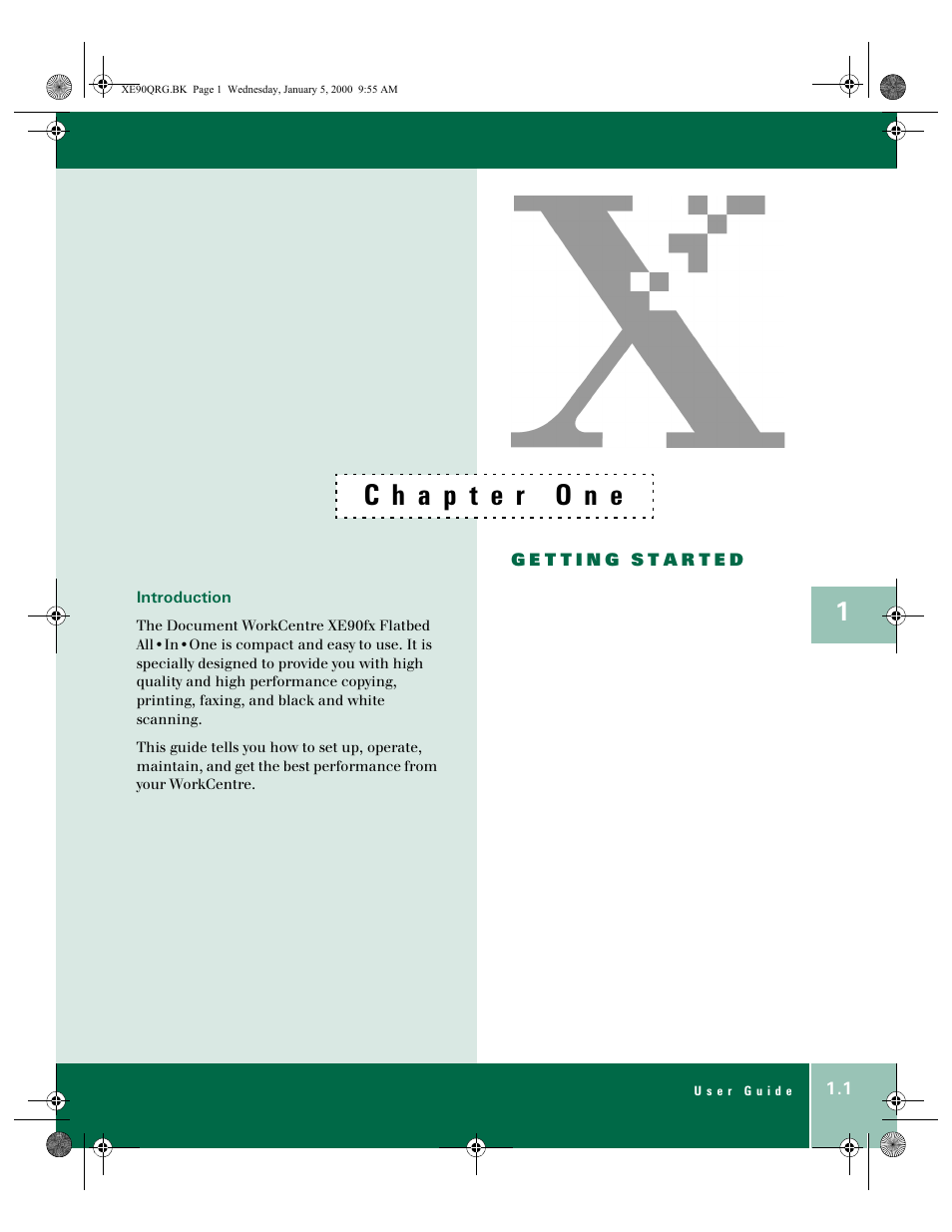 Xerox WorkCentre XE90fx-9907 User Manual | Page 7 / 60