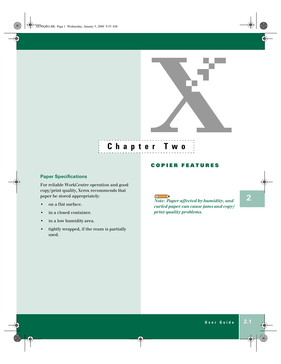 Xerox WorkCentre XE90fx-9907 User Manual | Page 9 / 60