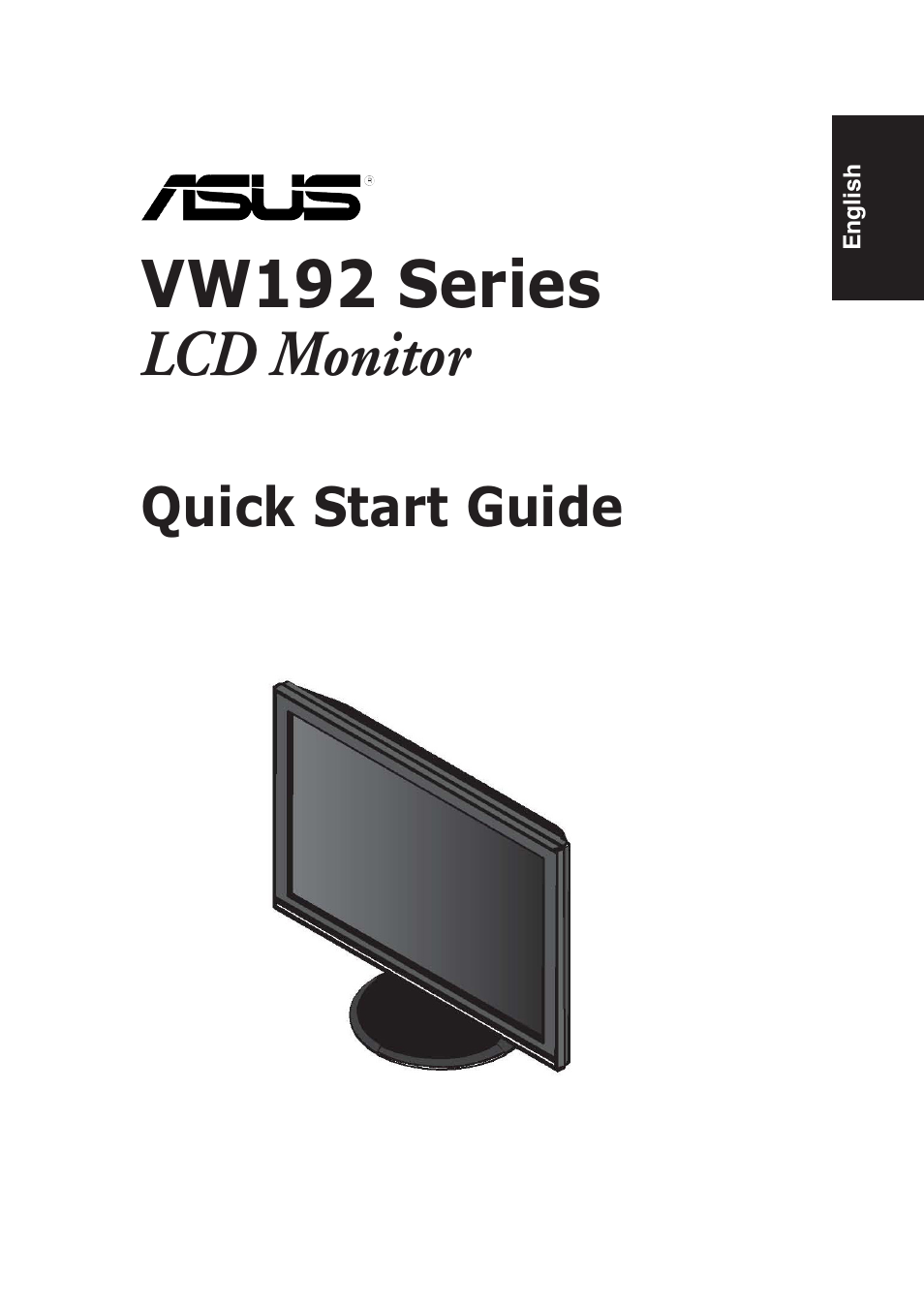 Asus VW192C Series User Manual | 4 pages