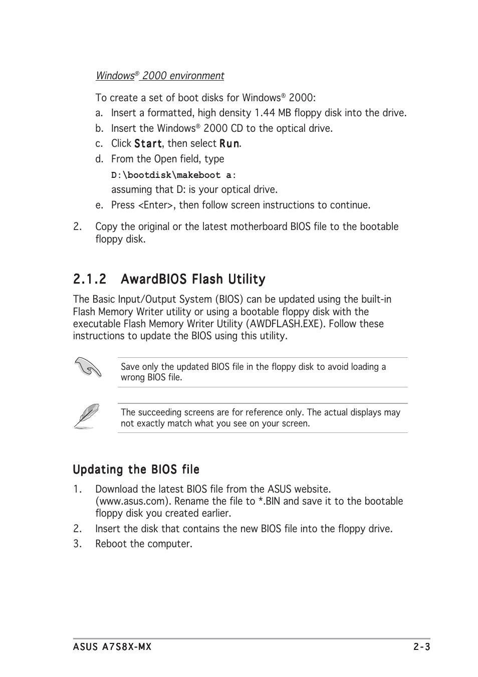 Asus Motherboard A7S8X-MX User Manual | Page 45 / 84