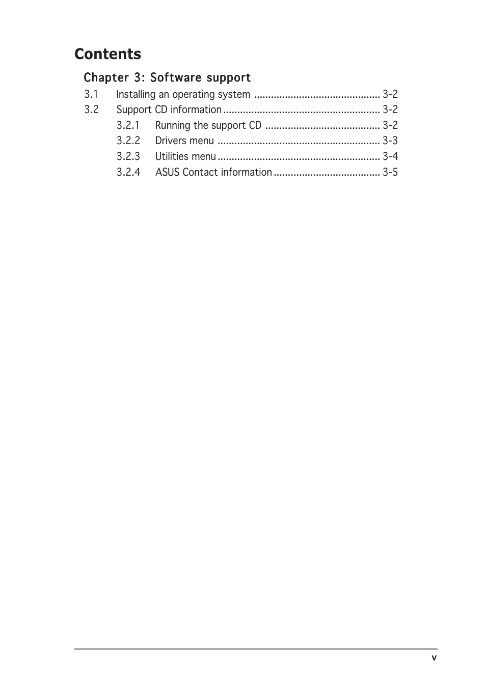 Asus Motherboard A7S8X-MX User Manual | Page 5 / 84