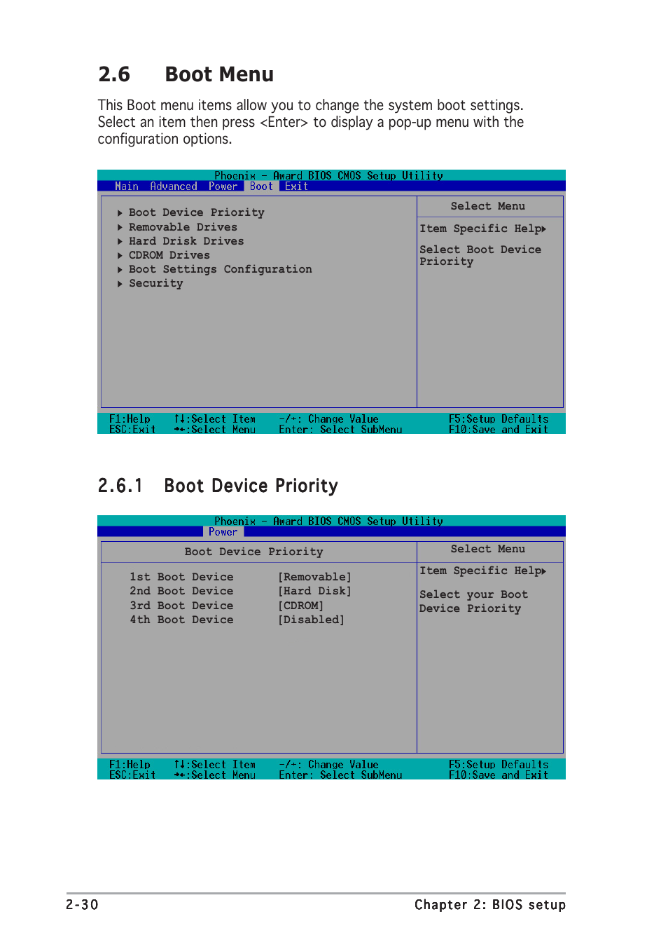 6 boot menu | Asus Motherboard A7S8X-MX User Manual | Page 72 / 84