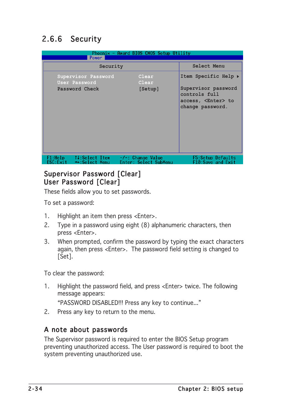 6 security security security security security | Asus Motherboard A7S8X-MX User Manual | Page 76 / 84