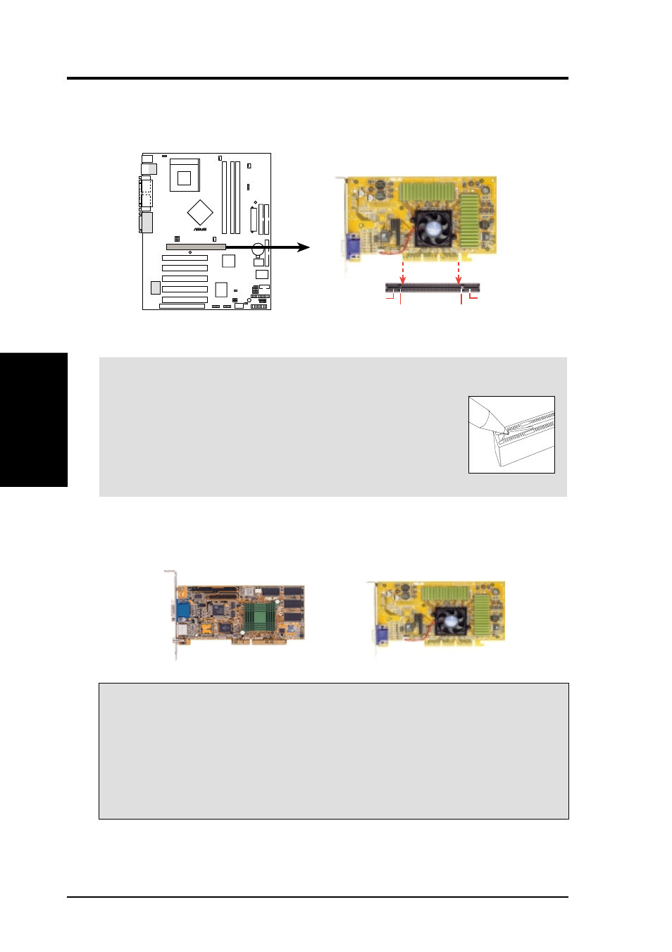 Hardware setup, 3 accelerated graphics port (agp) pro slot, Expansion cards 3. h/w setup | Important: only 1.5v agp cards are supported. asus | Asus A7N266-E User Manual | Page 28 / 100