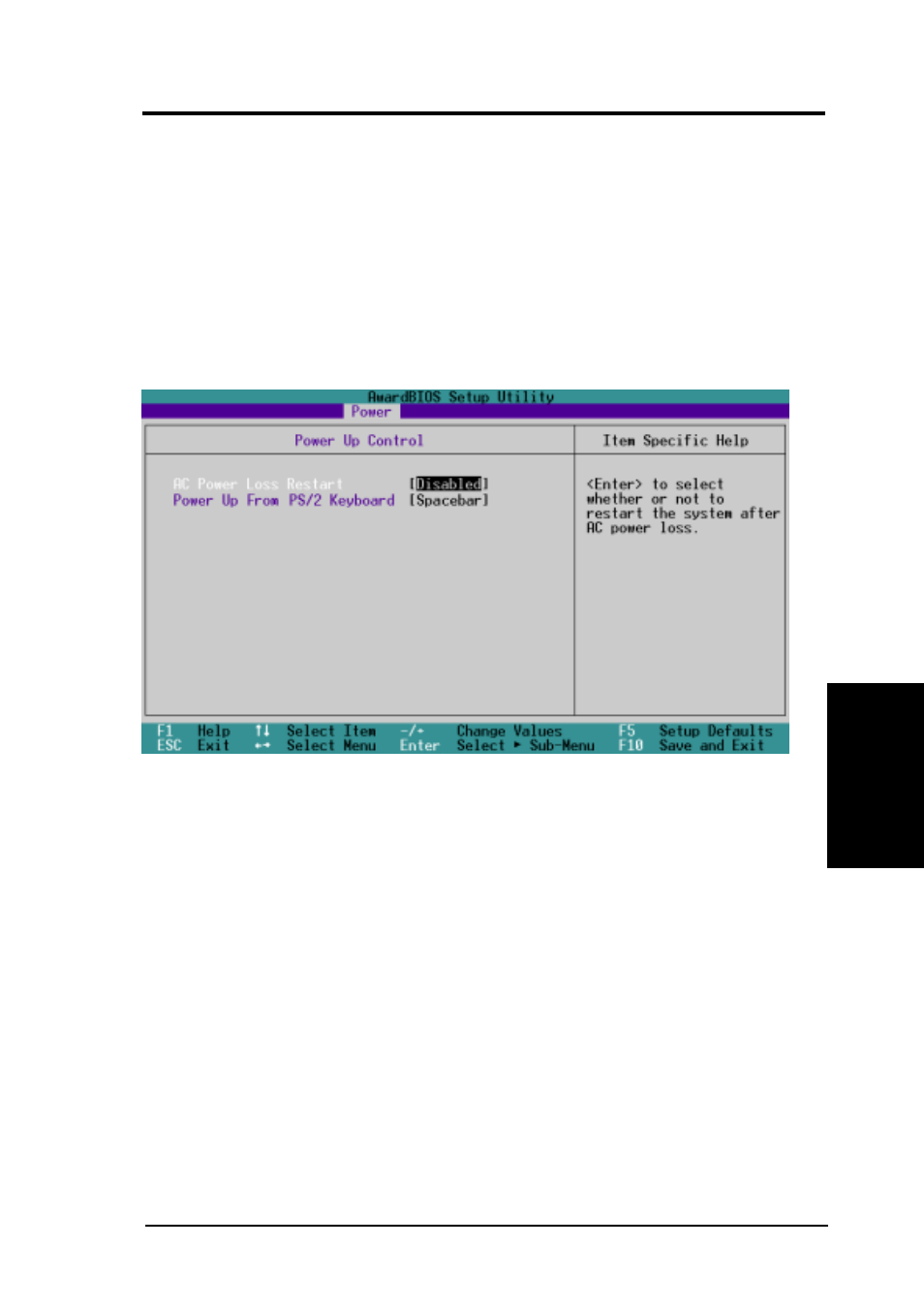 Bios setup, 1 power up control | Asus A7N266-E User Manual | Page 69 / 100