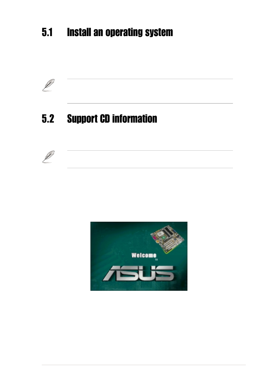 2 support cd information, 1 install an operating system | Asus P4B266-M User Manual | Page 73 / 96