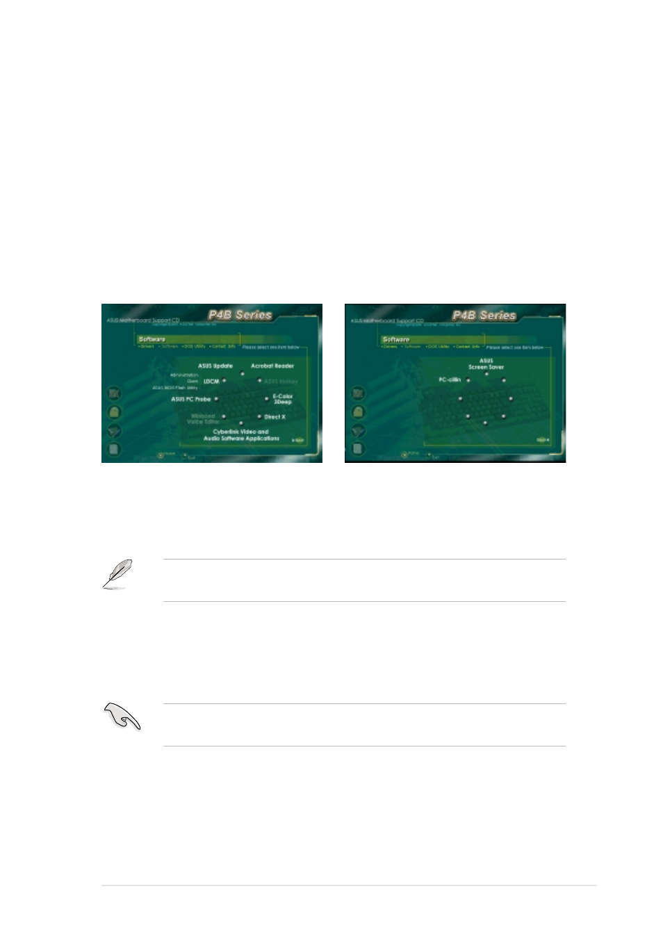 3 software menu | Asus P4B266-M User Manual | Page 75 / 96