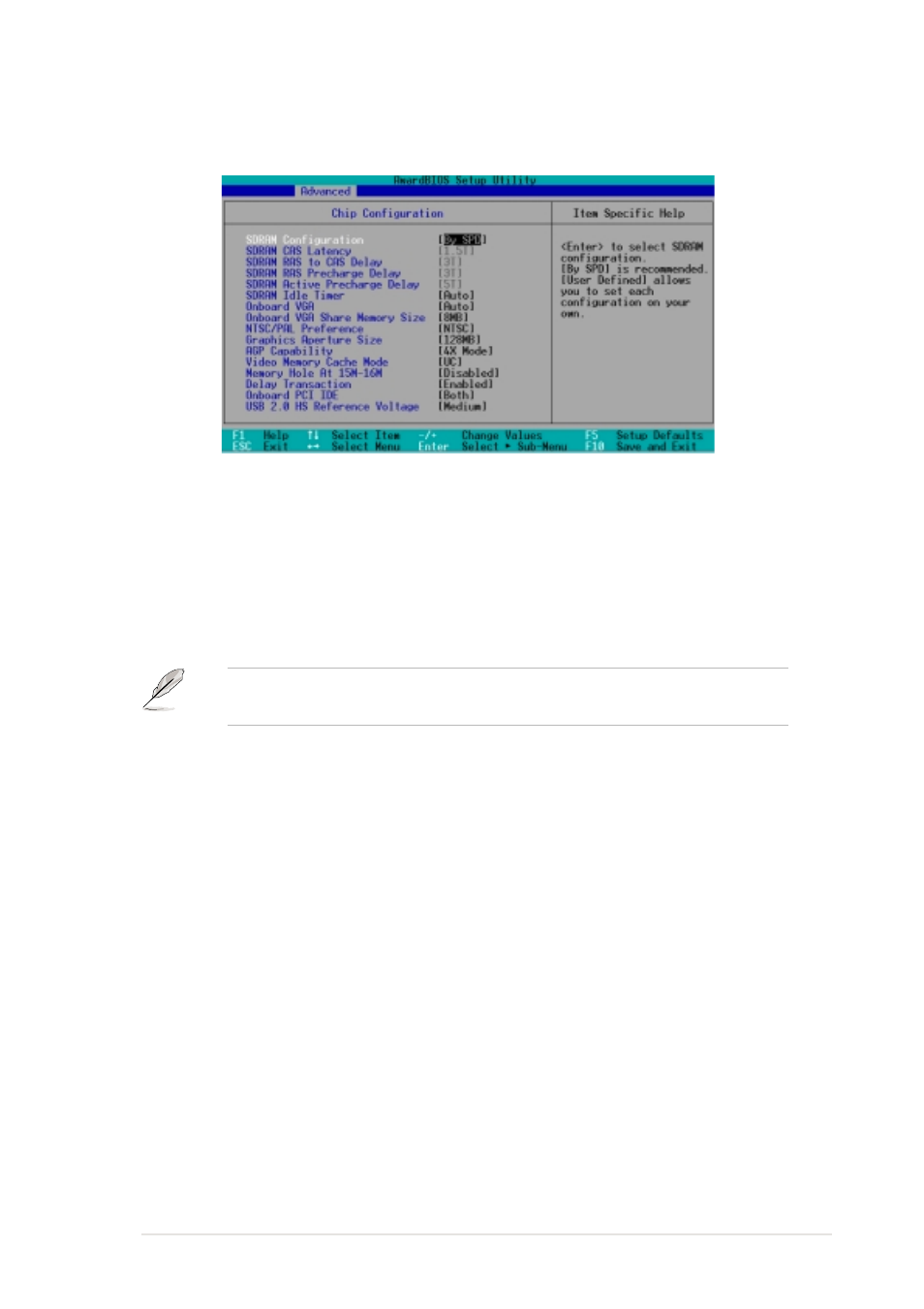 1 chip configuration | Asus Motherboard P4GE-VM User Manual | Page 49 / 64