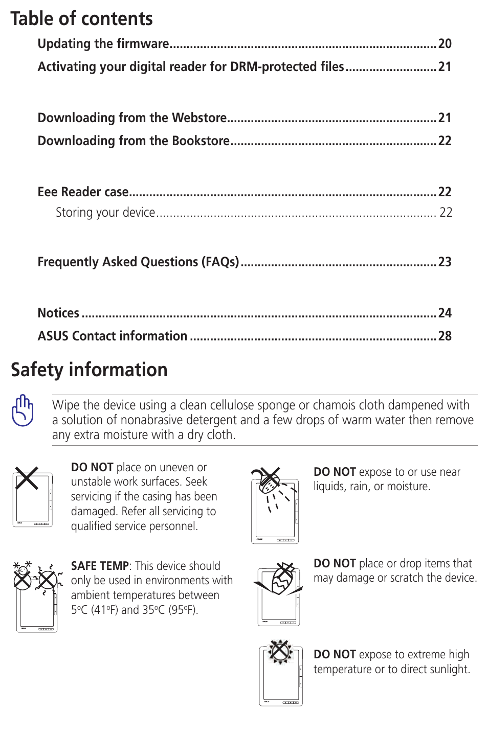 Asus DR-900 User Manual | Page 3 / 28