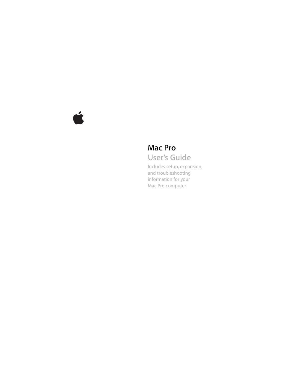 Apple Mac Pro User Manual | 88 pages