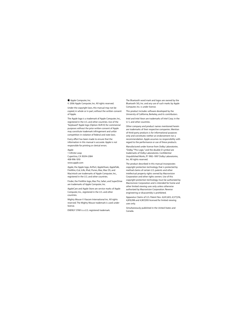 Apple Mac Pro User Manual | Page 2 / 88