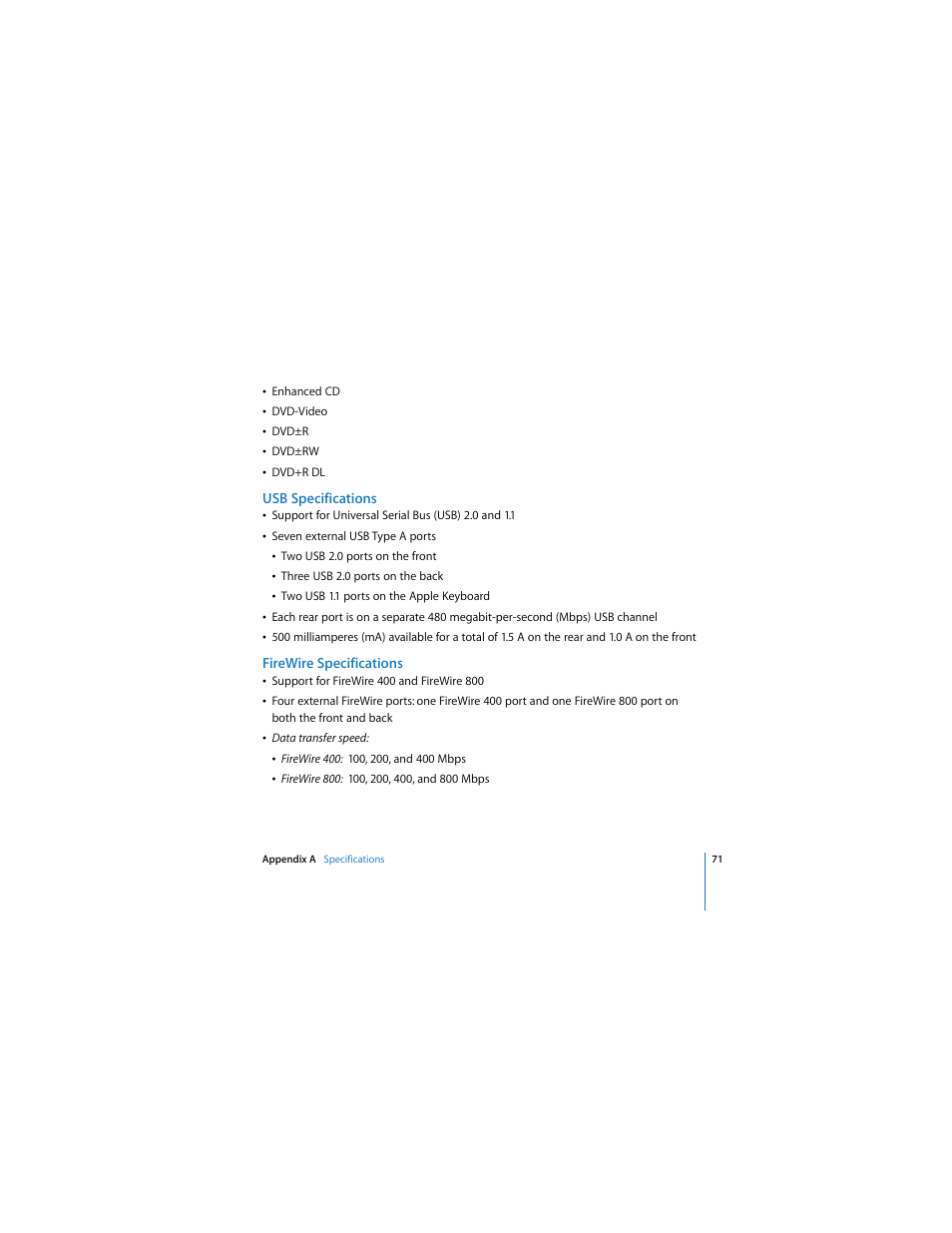 Apple Mac Pro User Manual | Page 71 / 88