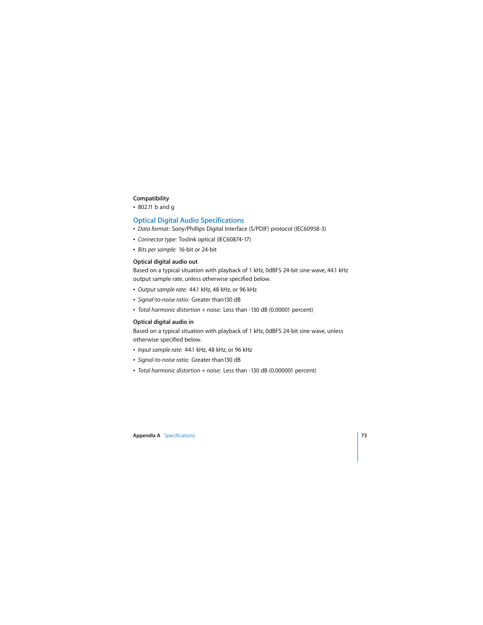 Apple Mac Pro User Manual | Page 73 / 88
