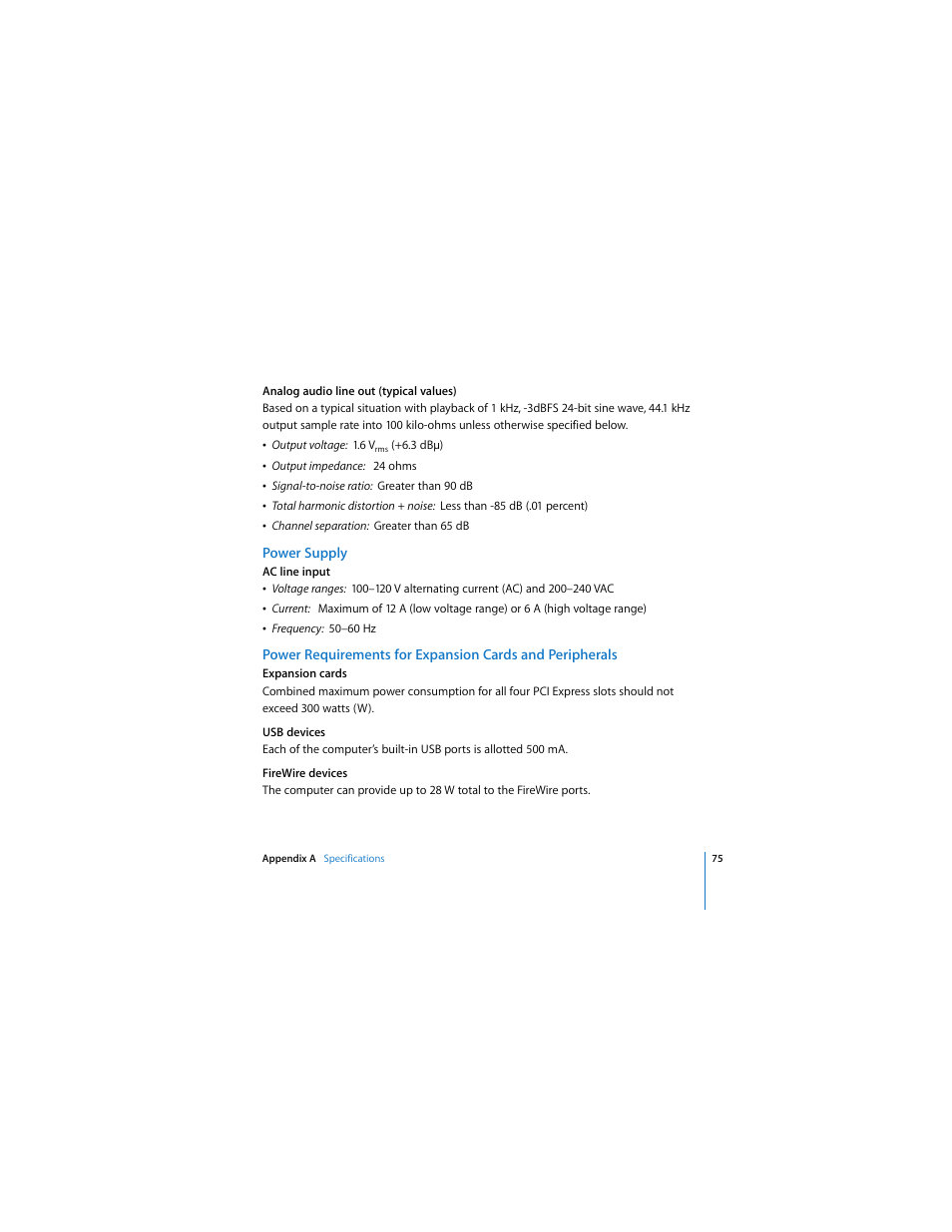 Apple Mac Pro User Manual | Page 75 / 88