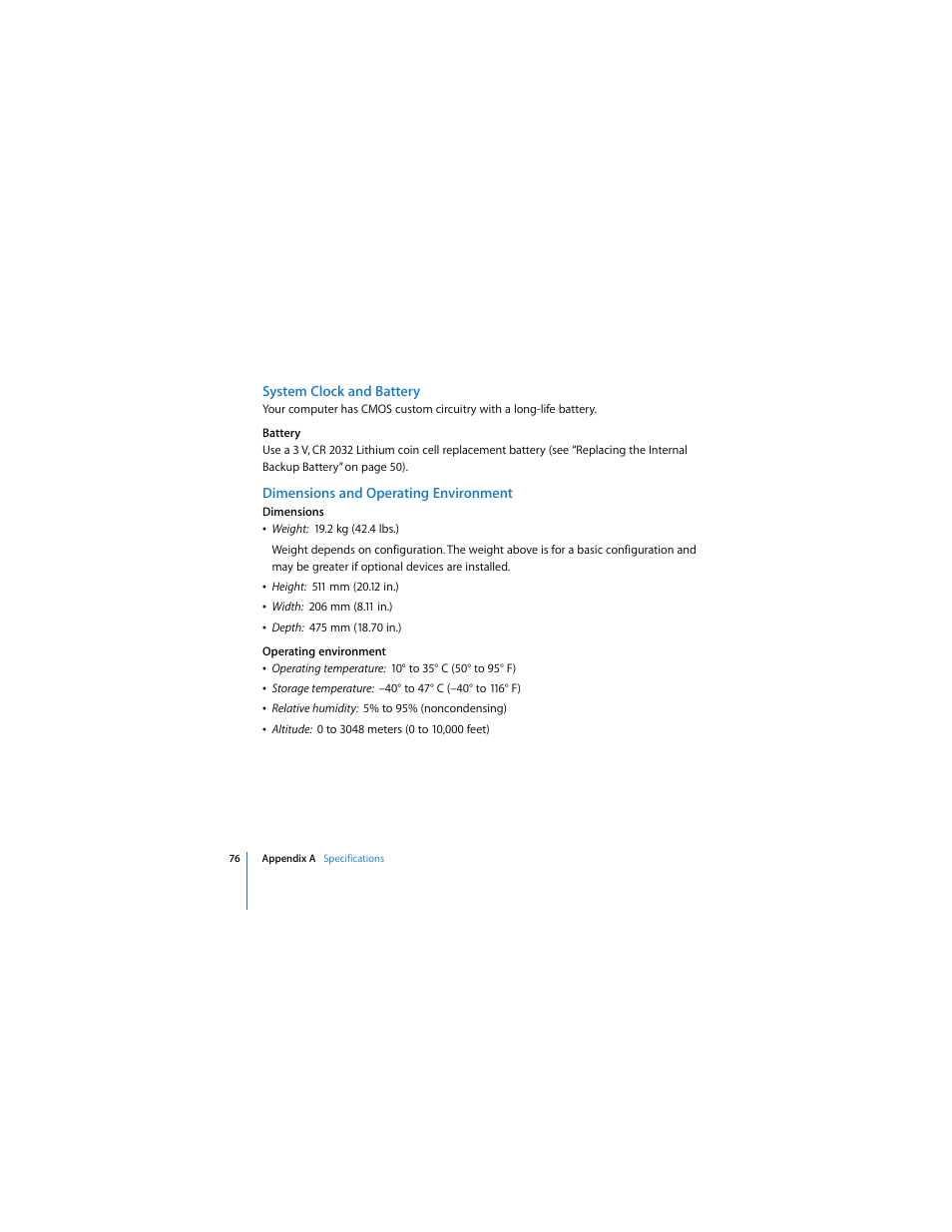 Apple Mac Pro User Manual | Page 76 / 88