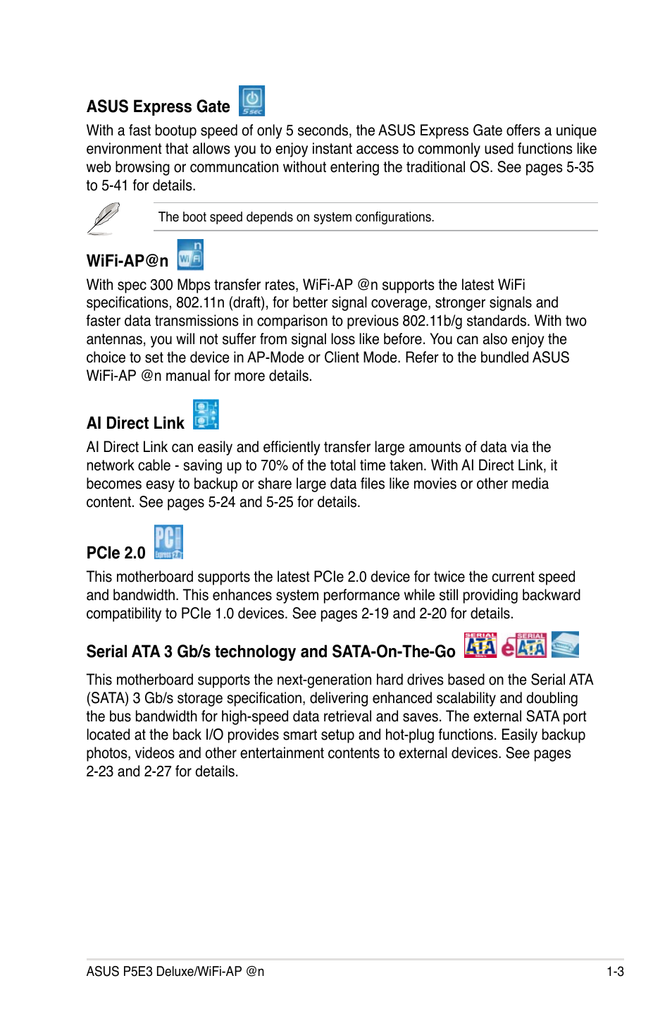 Asus WIFI-AP P5E3 User Manual | Page 19 / 192