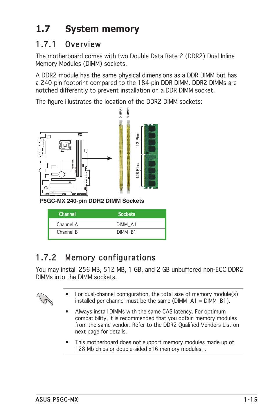 1 overview | Asus Motherboard P5GC-MX User Manual | Page 27 / 90