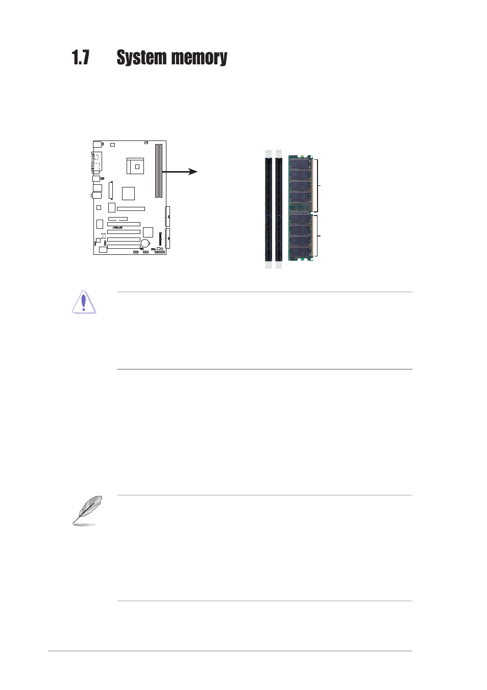 1 dimm sockets location | Asus K8V-X SE User Manual | Page 20 / 82