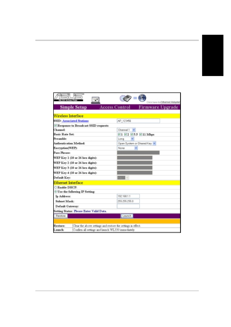 Asus WL-330 User Manual | Page 11 / 16