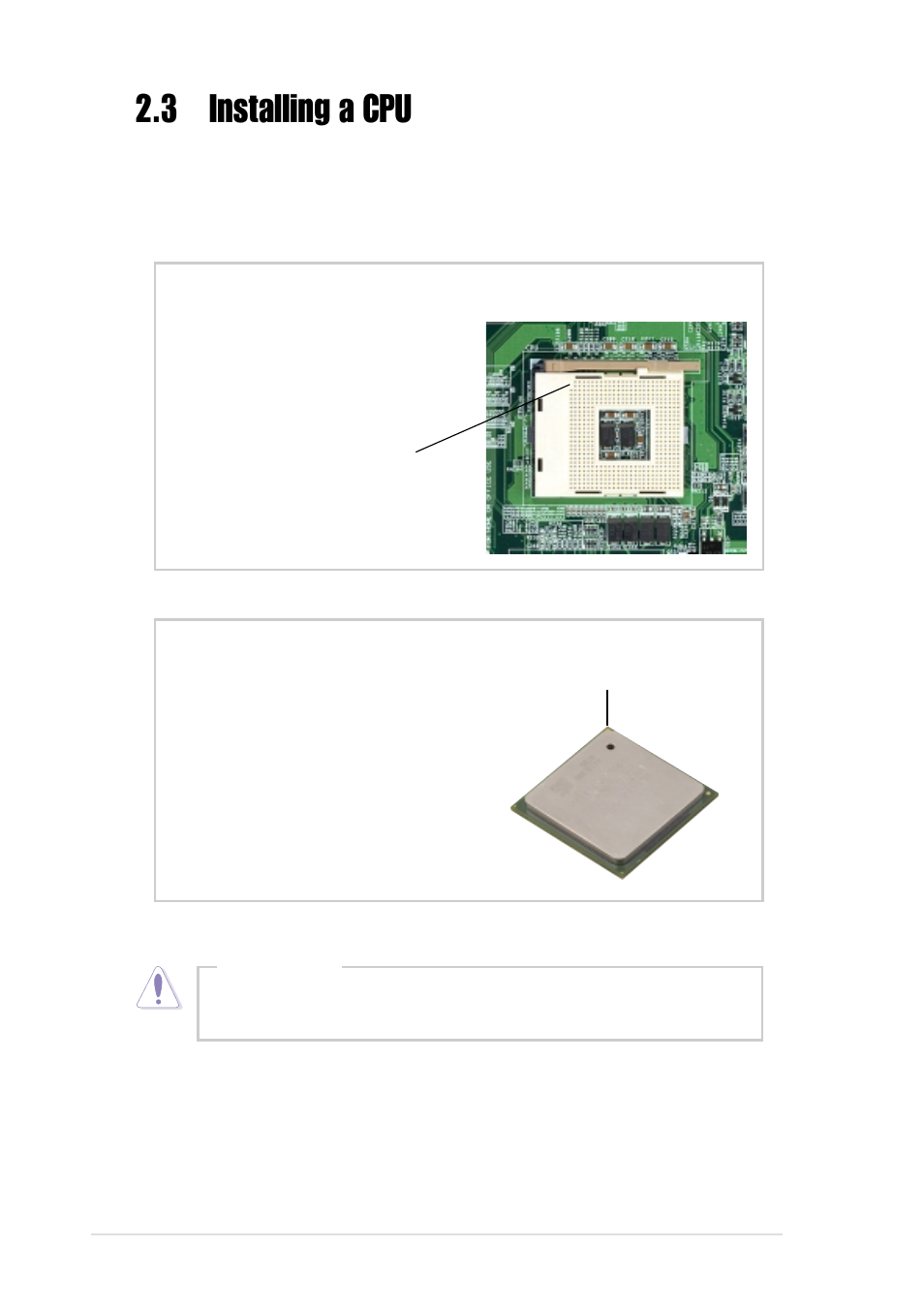 3 installing a cpu, Cpu socket location, Cpu orientation | Asus Pentium 4 1U Rackmount Server AP160R-S User Manual | Page 20 / 46