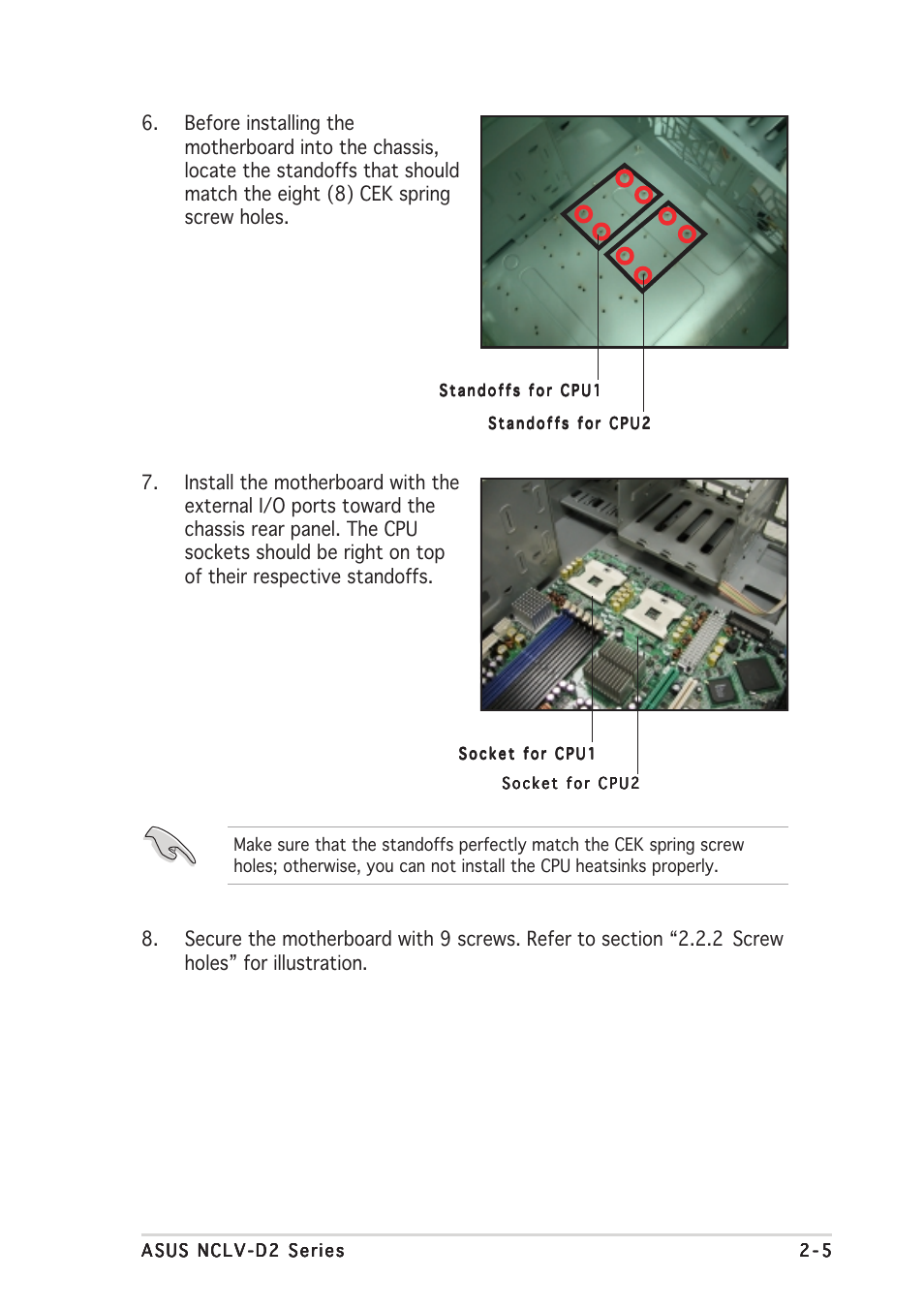 Asus Motherboard NCLV-D2 Series User Manual | Page 25 / 194