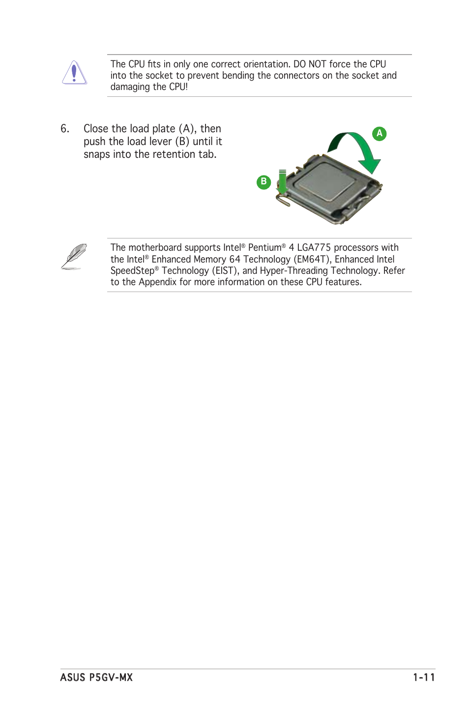 Asus P5GV-MX User Manual | Page 23 / 88