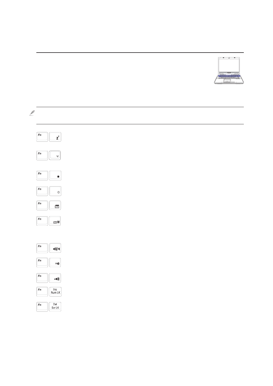 Special keyboard functions, Colored hot keys, 27 getting started | Asus Notebook PC Hardware User Manual | Page 27 / 76