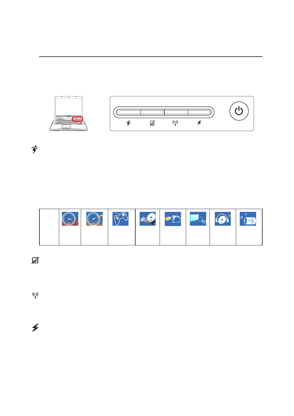 Instant launch keys and status indicators, Instant launch keys, 29 getting started | Pad-lock key, Power4 gear key, Wireless lan key (on selected models), Programmable launch key | Asus Notebook PC Hardware User Manual | Page 29 / 76