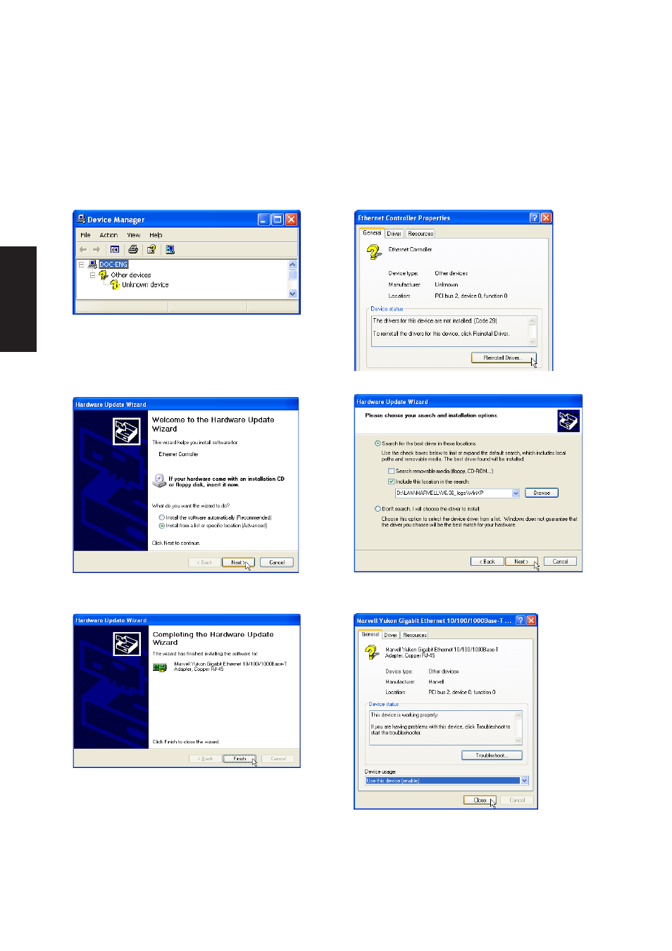 Lan driver setup | Asus A4D User Manual | Page 28 / 102