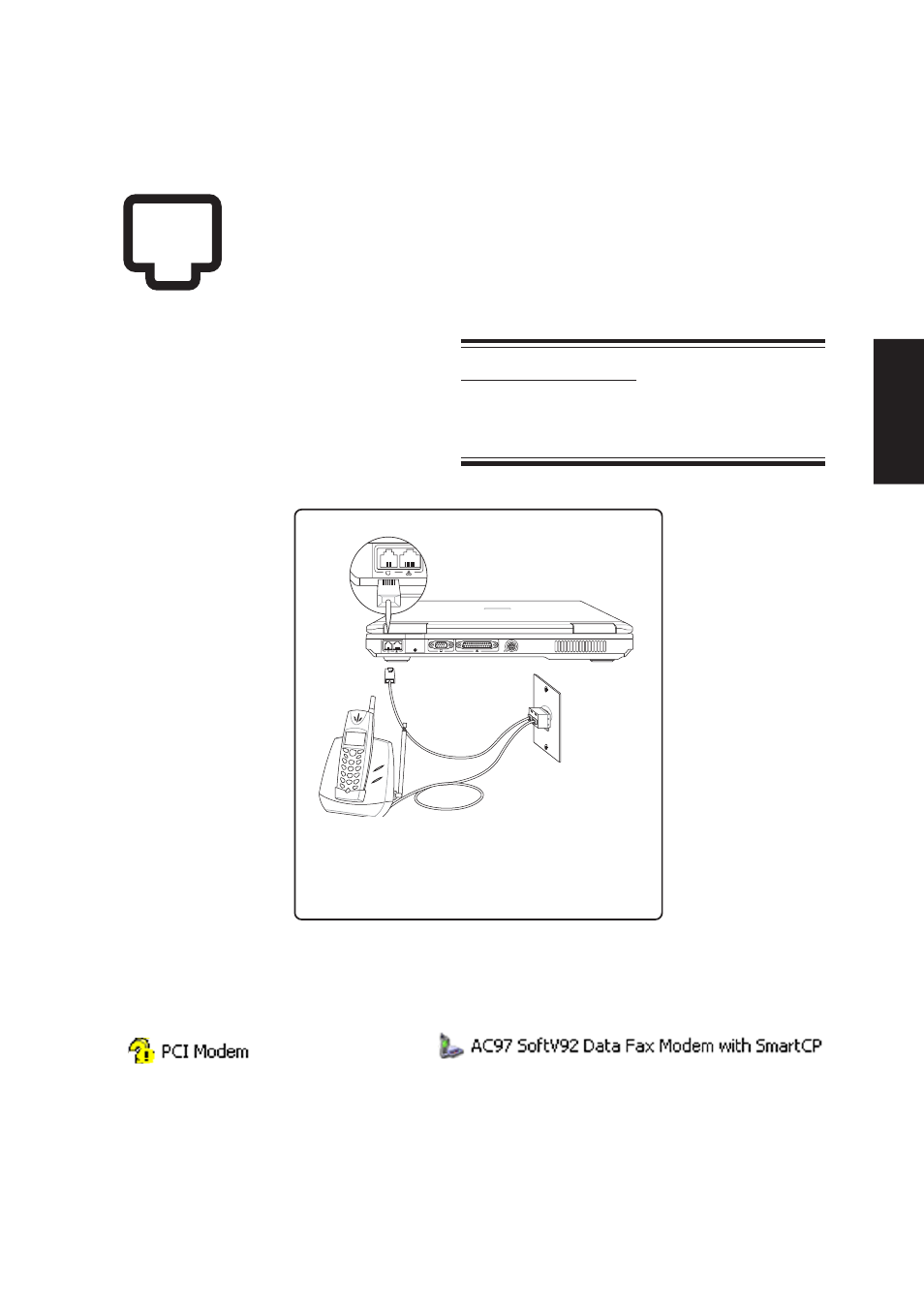 Modem | Asus A4D User Manual | Page 33 / 102