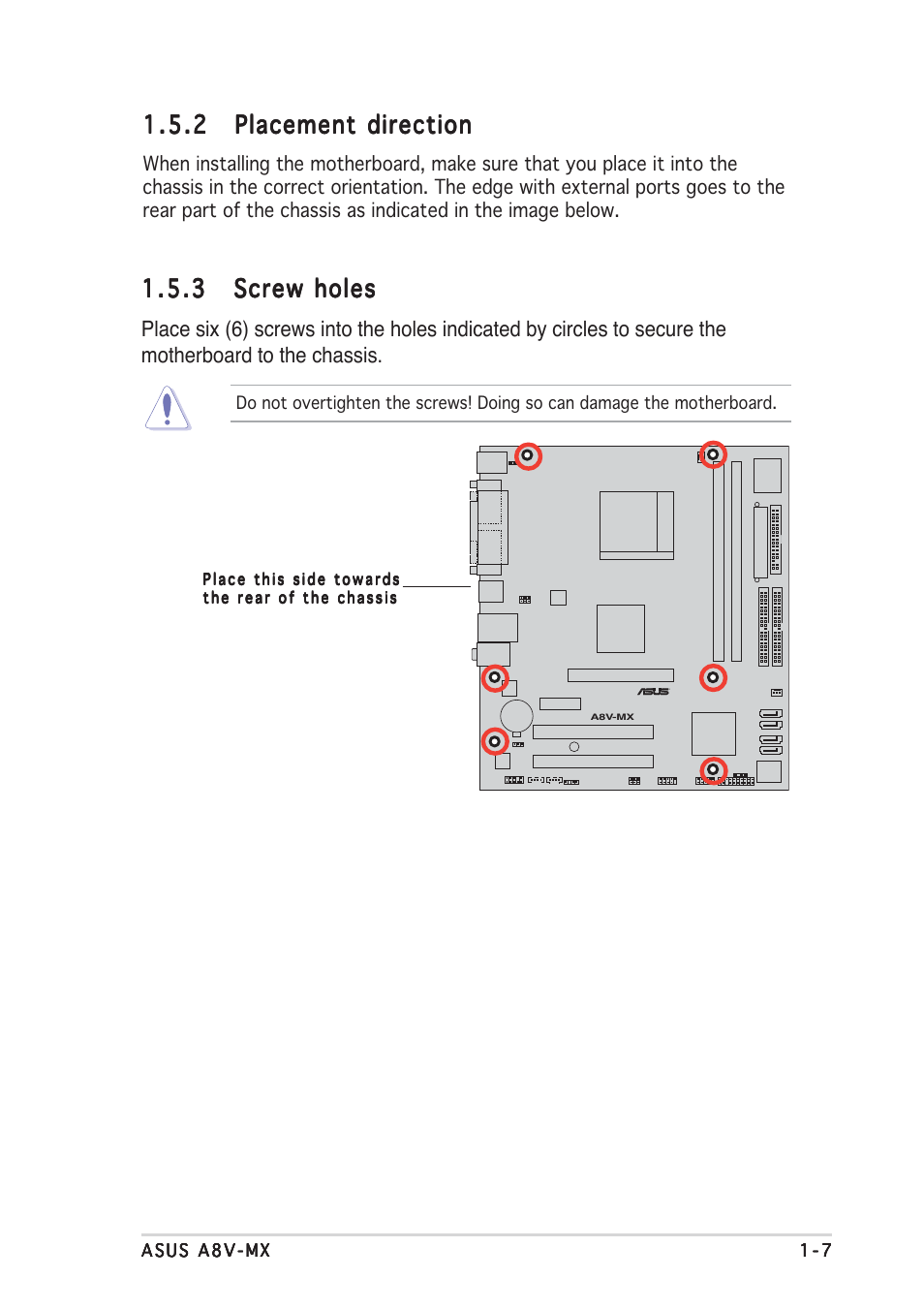 Asus Motherboard A8V-MX User Manual | Page 17 / 90