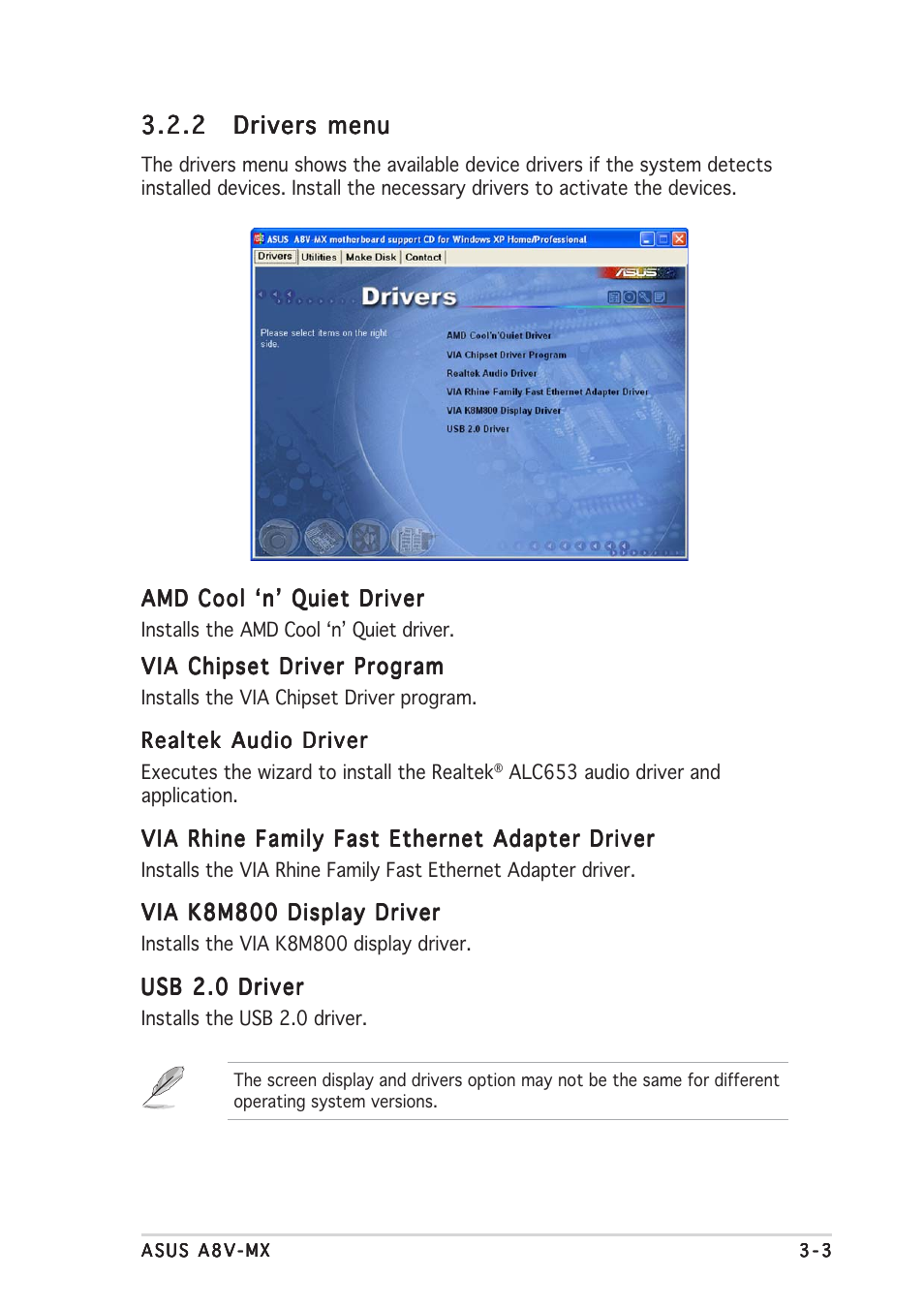 Asus Motherboard A8V-MX User Manual | Page 85 / 90