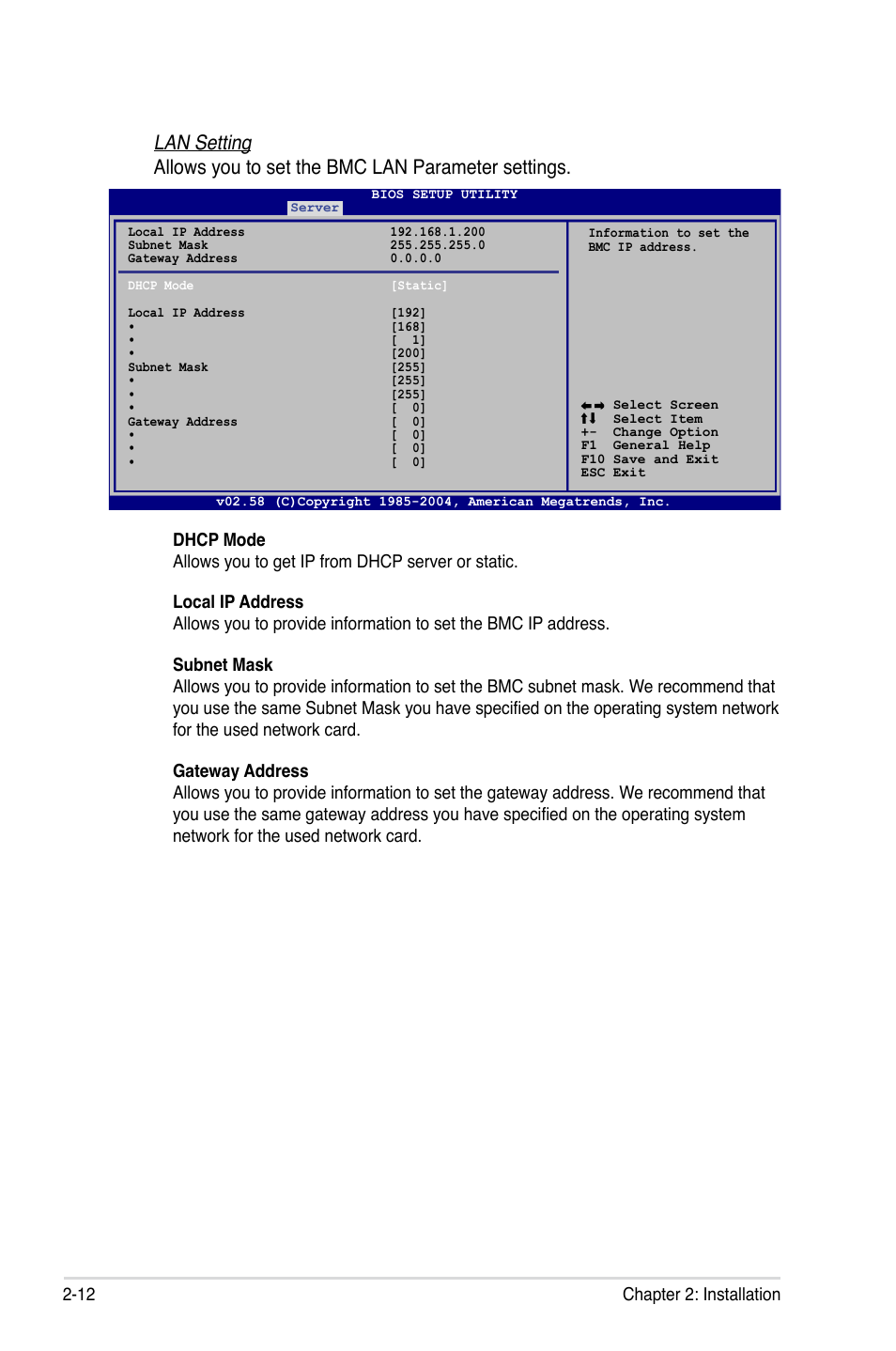 12 chapter 2: installation | Asus ASMB3-SOL User Manual | Page 26 / 70