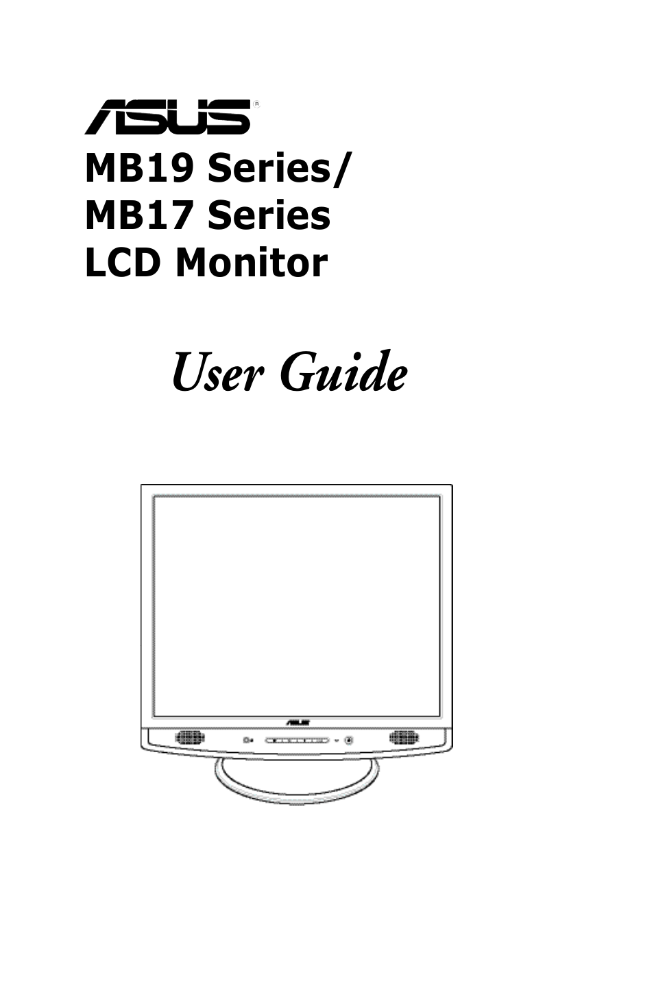 Asus MB19 User Manual | 30 pages