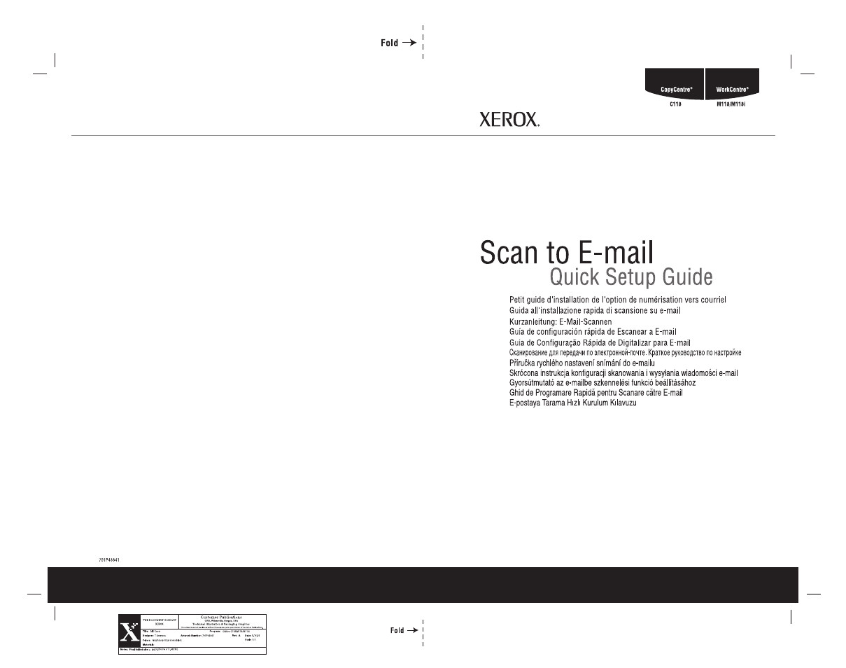 Xerox WorkCentre M118-M118i-17652 User Manual | 75 pages