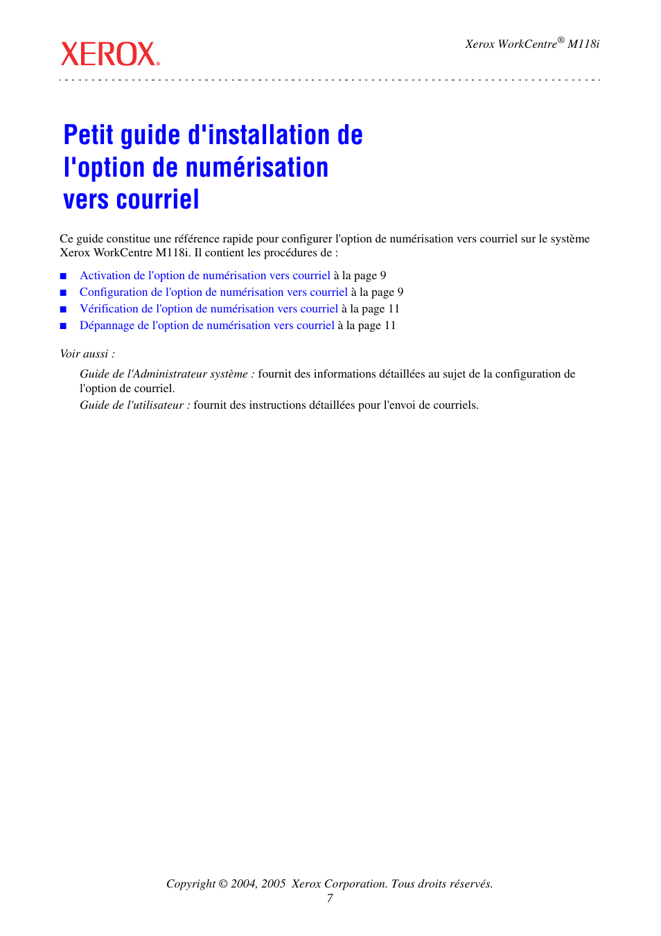 Xerox WorkCentre M118-M118i-17652 User Manual | Page 9 / 75