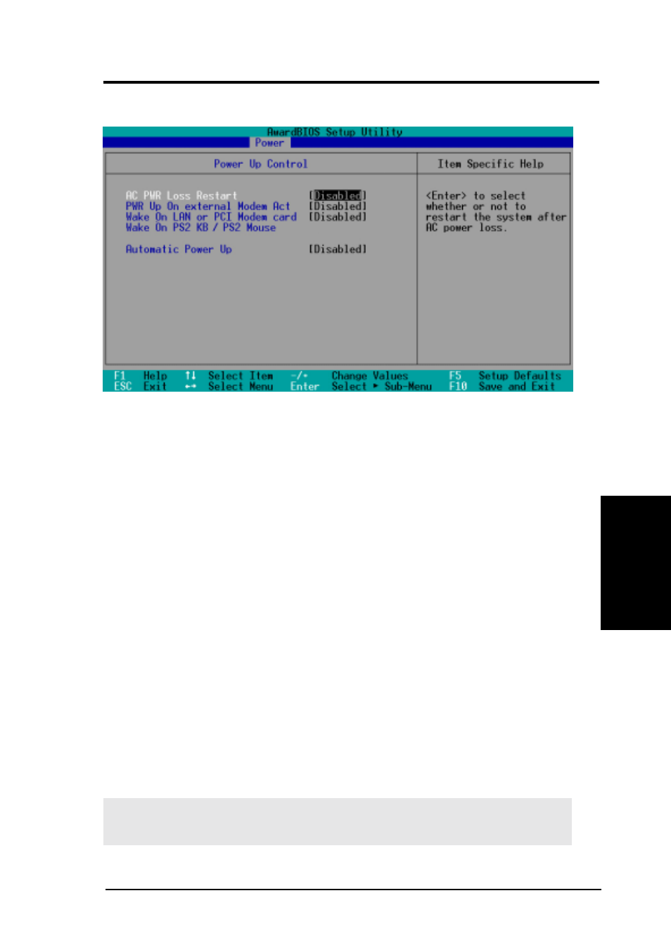 Bios setup, 1 power up control | Asus P4T-CM User Manual | Page 61 / 88