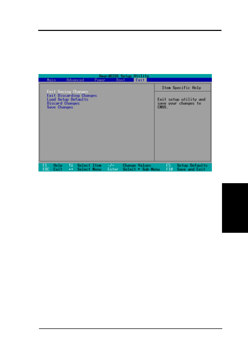 Bios setup, 7 exit menu | Asus P4T-CM User Manual | Page 65 / 88