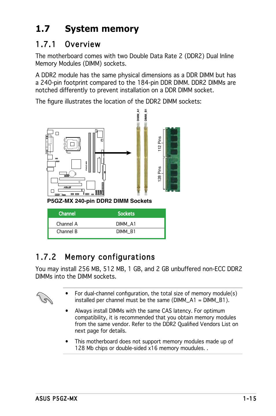 1 overview | Asus Motherboard P5GZ-MX User Manual | Page 27 / 94