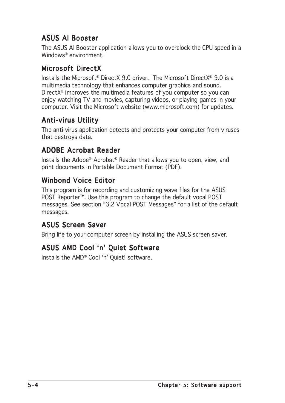 Asus Motherboard A8N-SLI User Manual | Page 122 / 176