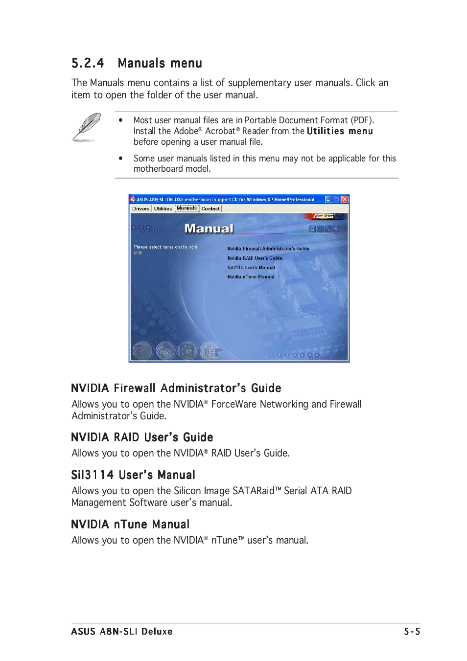 Asus Motherboard A8N-SLI User Manual | Page 123 / 176