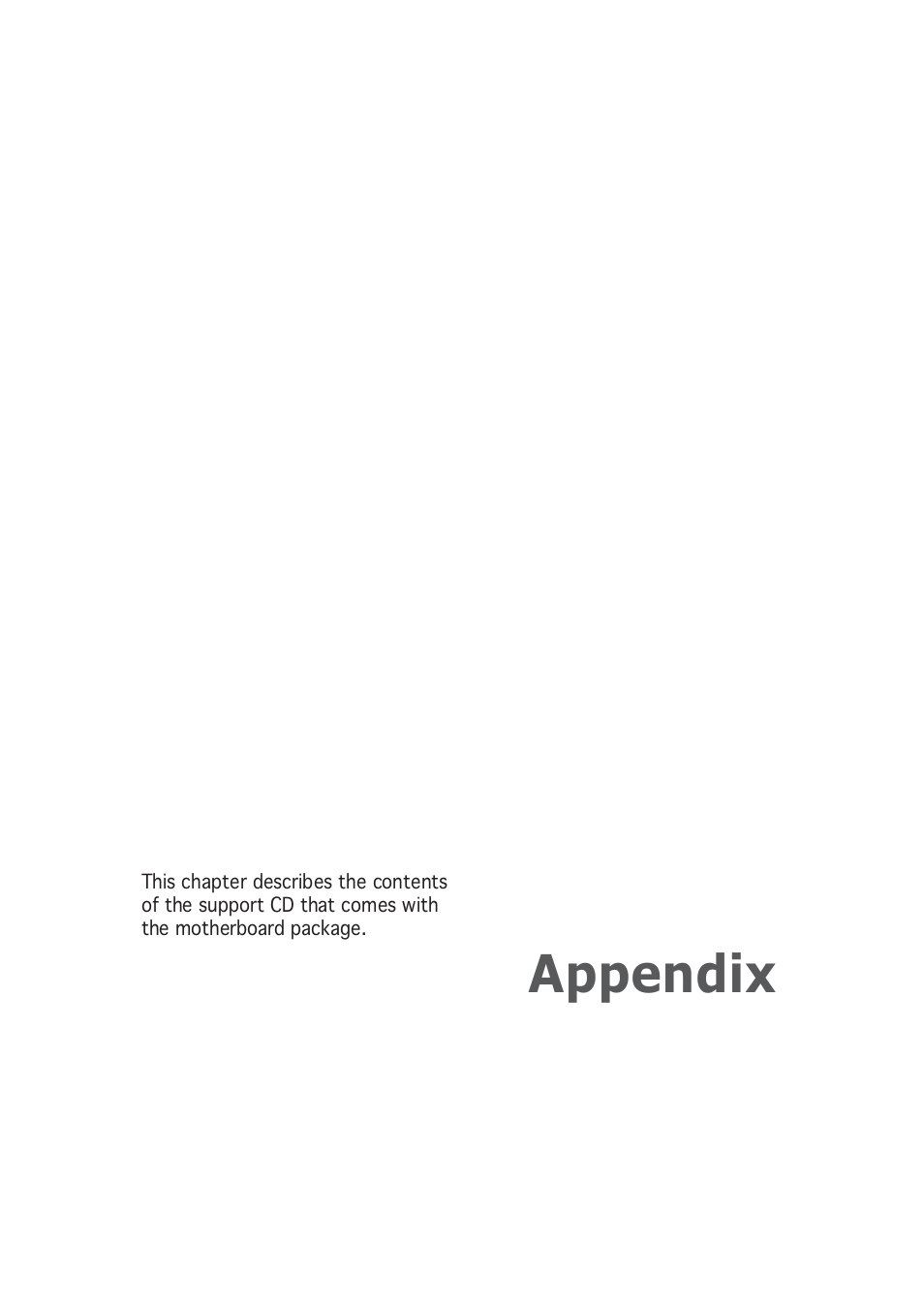 Appendix | Asus Motherboard A8N-SLI User Manual | Page 173 / 176